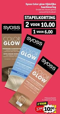 Syoss color glow tijdelijke haarkleuring-Syoss