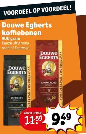 Promoties Douwe egberts koffiebonen - Douwe Egberts - Geldig van 28/06/2022 tot 10/07/2022 bij Kruidvat