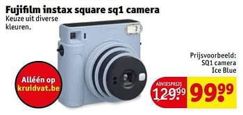 Promoties Sq1 camera ice blue - Fujifilm - Geldig van 28/06/2022 tot 10/07/2022 bij Kruidvat
