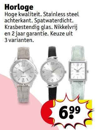 Promoties Horloge - True Spirit - Geldig van 28/06/2022 tot 10/07/2022 bij Kruidvat