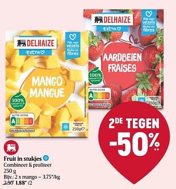 Promotions Mango - Produit Maison - Delhaize - Valide de 30/06/2022 à 06/07/2022 chez Delhaize