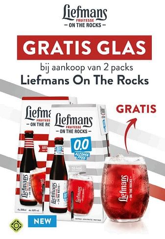 Promotions Gratis glas bij aankoop van 2 packs liefmans on the rocks - Liefmans - Valide de 01/07/2022 à 14/07/2022 chez BelBev
