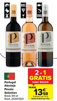Portugal alentejo pousio selection rood wit of rosé-Rode wijnen
