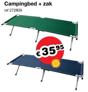 Promoties Campingbed + zak - Huismerk - Europoint - Geldig van 04/07/2022 tot 15/08/2022 bij Europoint