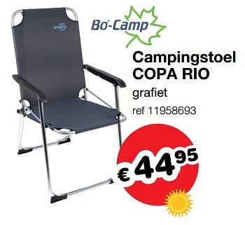 Promoties Campingstoel copa rio - Bo-Camp - Geldig van 04/07/2022 tot 15/08/2022 bij Europoint