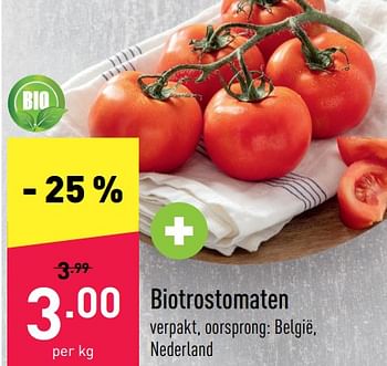 Promoties Biotrostomaten - Huismerk - Aldi - Geldig van 04/07/2022 tot 09/07/2022 bij Aldi