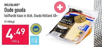Promotions Oude gouda - MOLENLAND - Valide de 04/07/2022 à 15/07/2022 chez Aldi