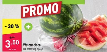 Promotions Watermeloen - Produit maison - Aldi - Valide de 04/07/2022 à 09/07/2022 chez Aldi