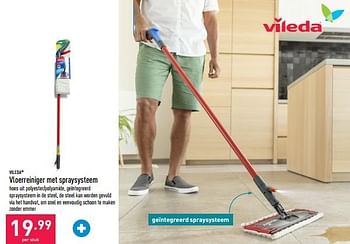 Promoties Vloerreiniger met spraysysteem - Vileda - Geldig van 06/07/2022 tot 15/07/2022 bij Aldi
