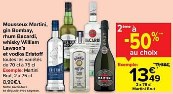 Promotions Martini brut - Martini - Valide de 29/06/2022 à 11/07/2022 chez Carrefour