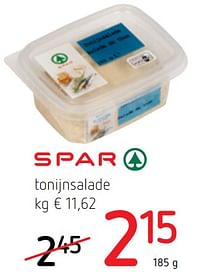 Tonijnsalade-Spar
