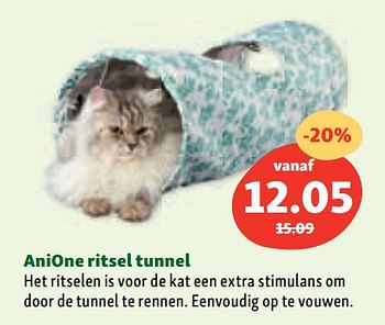 Promoties Anione ritsel tunnel - Anione - Geldig van 06/07/2022 tot 13/07/2022 bij Maxi Zoo
