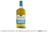The singleton dufftown aged 12 years single malt scotch whisky-The Singleton
