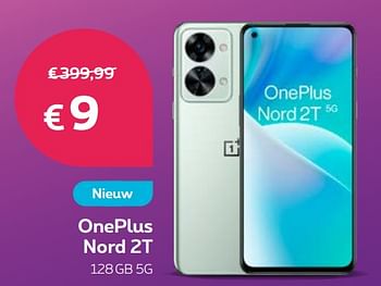 Promoties Oneplus nord 2t 128gb 5g - OnePlus - Geldig van 01/07/2022 tot 17/07/2022 bij Proximus