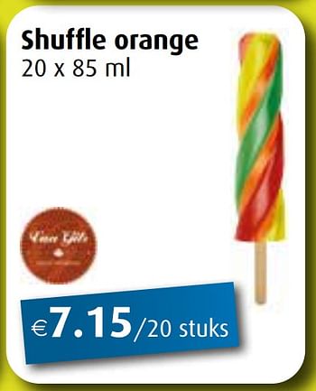 Promoties Shuffle orange - Van Gils - Geldig van 01/07/2022 tot 27/08/2022 bij Aronde