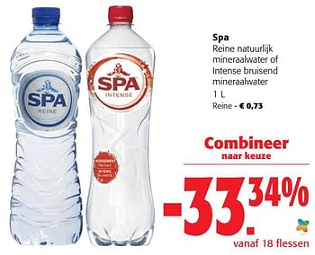 Promoties Spa reine - Spa - Geldig van 29/06/2022 tot 12/07/2022 bij Colruyt