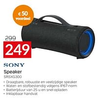 Sony speaker srsxg300-Sony