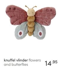 Knuffel vlinder flowers and butterflies-Little Dutch