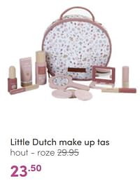 Little dutch make up tas hout - roze-Little Dutch