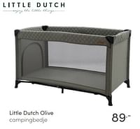 Little dutch olive campingbedje-Little Dutch