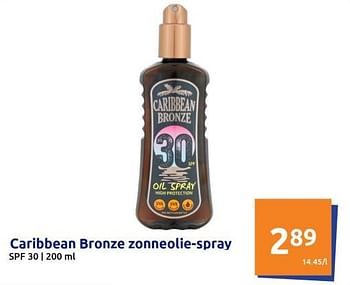 Promoties Caribbean bronze zonneolie-spray - Caribbean Bronze - Geldig van 29/06/2022 tot 05/07/2022 bij Action