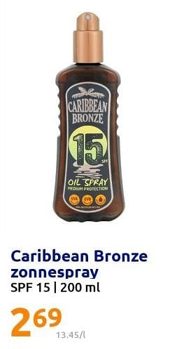 Promoties Caribbean bronze zonnespray - Caribbean Bronze - Geldig van 29/06/2022 tot 05/07/2022 bij Action