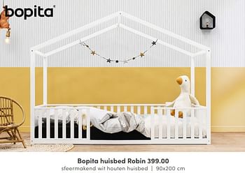 Promoties Bopita huisbed robin - Bopita - Geldig van 03/07/2022 tot 16/07/2022 bij Baby & Tiener Megastore