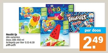 Promotions Nestlé ijs - Nestlé - Valide de 04/07/2022 à 10/07/2022 chez Albert Heijn