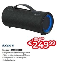 Sony speaker - spsrsxg300-Sony