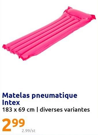 Promotions Matelas pneumatique lntex - Intex - Valide de 29/06/2022 à 05/07/2022 chez Action