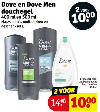 Promoties Dove douche sensitive care - Dove - Geldig van 05/07/2022 tot 10/07/2022 bij Kruidvat