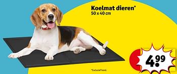 Promotions Koelmat dieren - Produit maison - Kruidvat - Valide de 05/07/2022 à 10/07/2022 chez Kruidvat