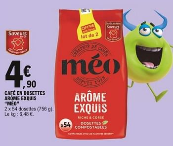 Promo MÉO café chez E.Leclerc