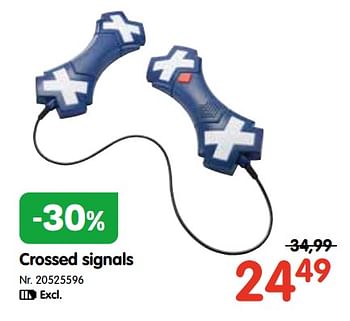 Promoties Crossed signals - Huismerk - Fun - Geldig van 01/07/2022 tot 31/07/2022 bij Fun