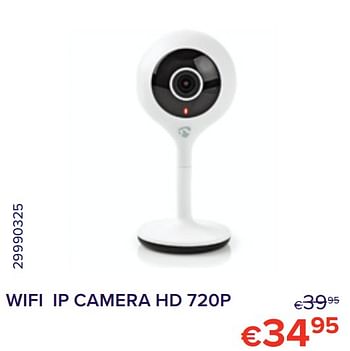 Promoties Nedis wifi ip camera hd 720p - Nedis - Geldig van 01/07/2022 tot 31/07/2022 bij Euro Shop