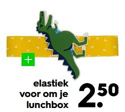 Promoties Elastiek voor om je lunchbox - Huismerk - Hema - Geldig van 04/07/2022 tot 17/07/2022 bij Hema