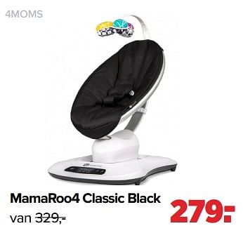 Promoties 4moms mamaroo4 classic black - 4Moms - Geldig van 04/07/2022 tot 30/07/2022 bij Baby-Dump