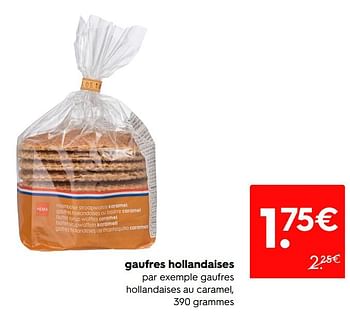 Promotions Gaufres hollandaises au caramel - Produit maison - Hema - Valide de 04/07/2022 à 17/07/2022 chez Hema