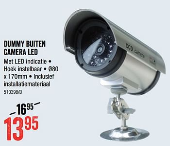 Promoties Dummy buiten camera led - Huismerk - HandyHome - Geldig van 30/06/2022 tot 17/07/2022 bij HandyHome