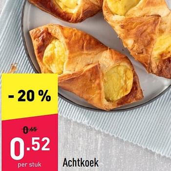 Promoties Achtkoek - Huismerk - Aldi - Geldig van 11/07/2022 tot 16/07/2022 bij Aldi