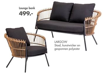 Promoties Lounge bank - Huismerk - Casa - Geldig van 16/03/2022 tot 30/09/2022 bij Casa