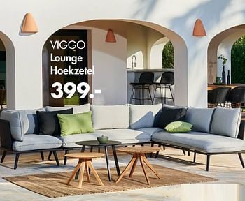 Promoties Viggo lounge hoekzetel - Huismerk - Casa - Geldig van 16/03/2022 tot 30/09/2022 bij Casa