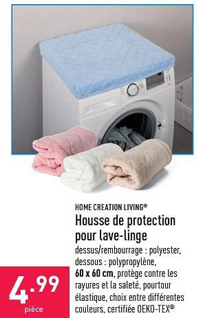 Home Creation Living Housse de protection pour lave-linge - En promotion  chez Aldi