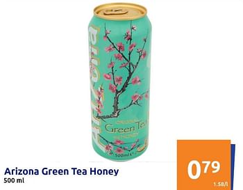 Promoties Arizona green tea honey - Arizona - Geldig van 06/07/2022 tot 12/07/2022 bij Action