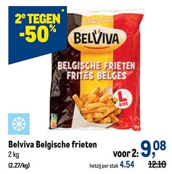 Promoties Belviva belgische frieten - Belviva - Geldig van 13/07/2022 tot 26/07/2022 bij Makro