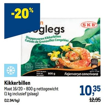 Promotions Kikkerbillen - SKB - Valide de 13/07/2022 à 26/07/2022 chez Makro
