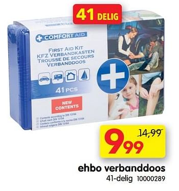 Promoties Ehbo verbanddoos - Comfort AId - Geldig van 11/07/2022 tot 01/08/2022 bij yess!