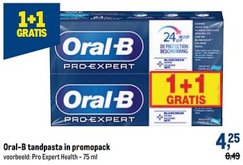 Promoties Oral-b tandpasta pro expert health - Oral-B - Geldig van 13/07/2022 tot 26/07/2022 bij Makro