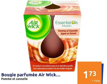 Promotions Bougie parfumée air wick - Airwick - Valide de 06/07/2022 à 12/07/2022 chez Action