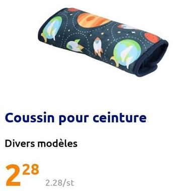 Promotions Coussin pour ceinture - Produit Maison - Action - Valide de 06/07/2022 à 12/07/2022 chez Action